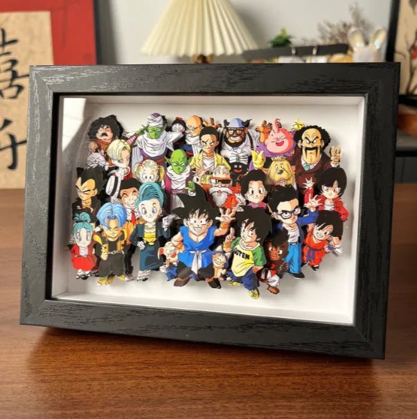 Dragon Ball 3D Shadow Box — Full Cast Group Shot