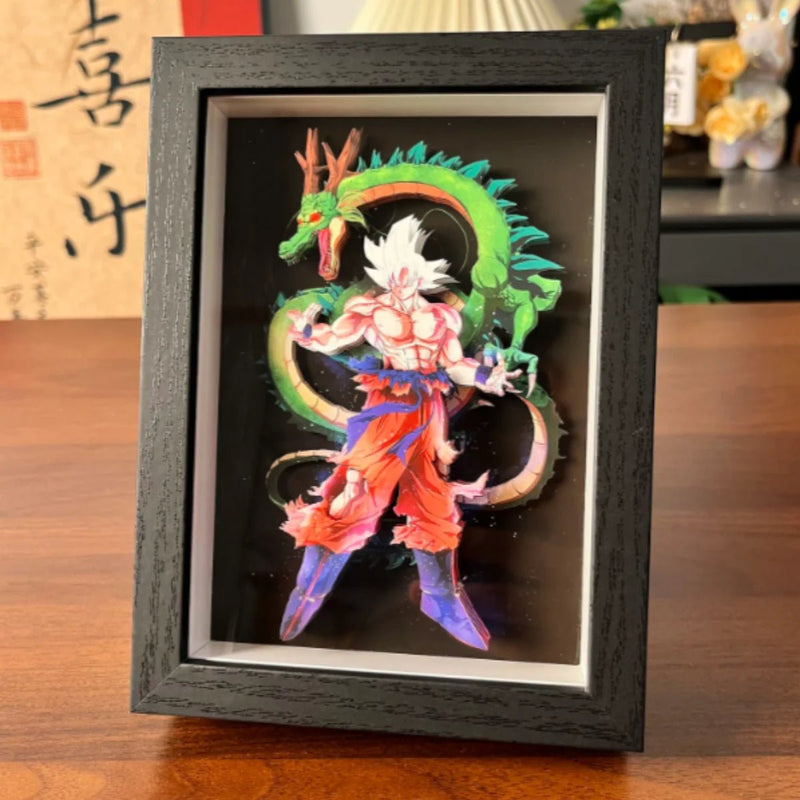 Dragon Ball 3D Shadow Box — Piccolo Vibrant Art