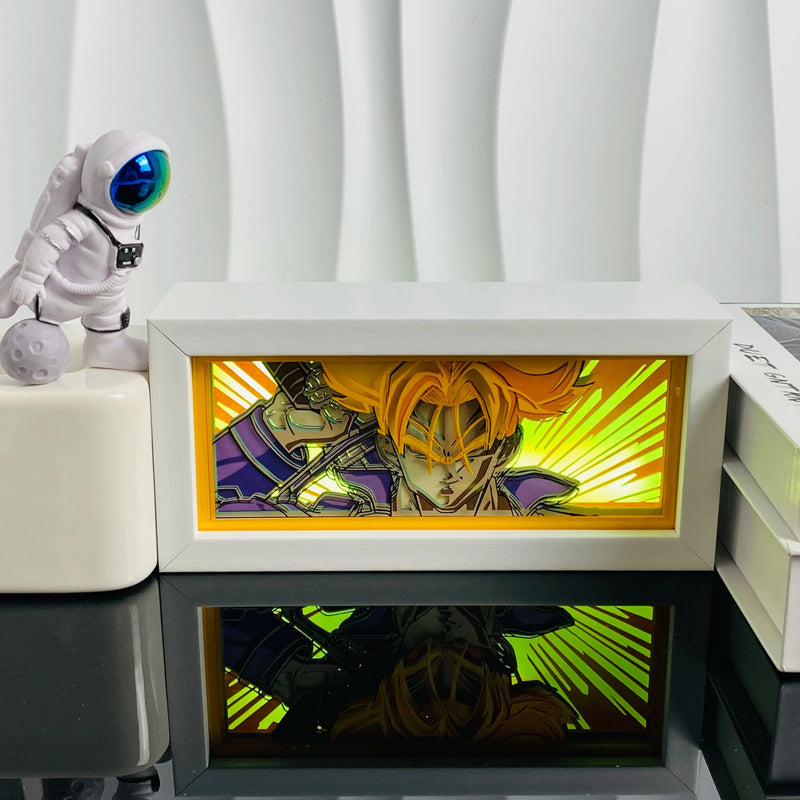 Dragon Ball Z LED Light Box | 3D Anime Night Light – Design L-125 DBZ Gift UK