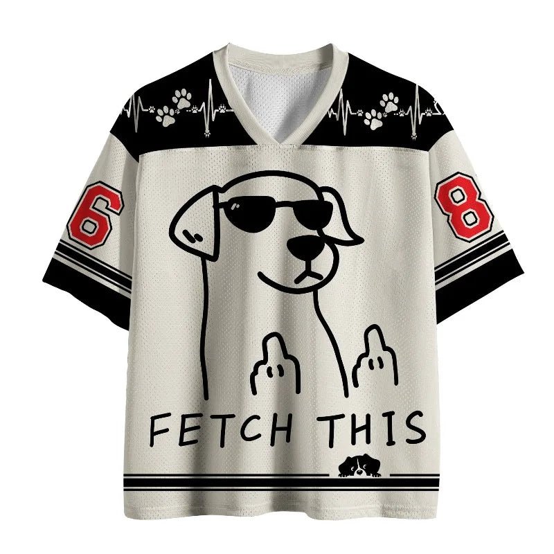 Fetch This Dog Sports Jersey - Anime Merchandise