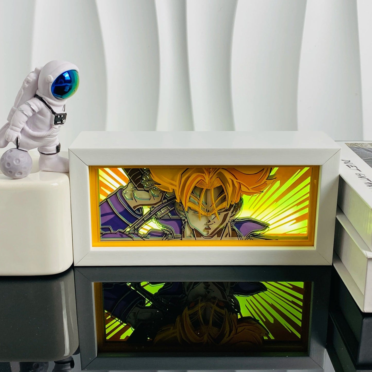 Future Trunks LED Light Box | 3D Anime Night Light – Dragon Ball Z Gift UK - Anime Merchandise