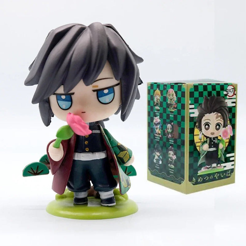 Giyu Tomioka Demon Slayer Figure — 8cm Blind Box PVC Statue