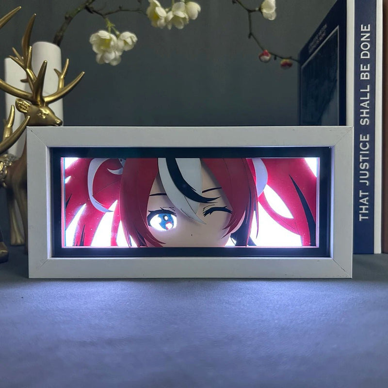 Hololive Hakos Baelz LED Light Box | 3D Anime Night Light – Hololive Gift UK