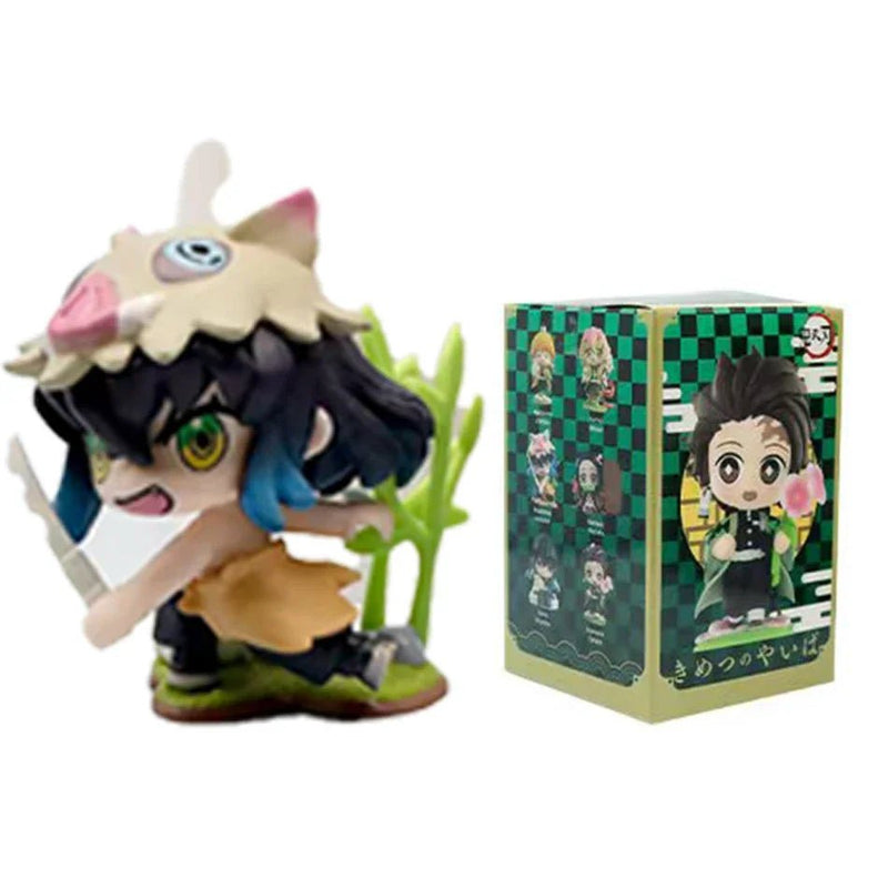 Inosuke Hashibira Demon Slayer Figure — 8cm Blind Box PVC Statue