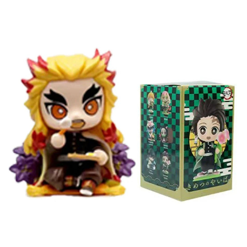 Kyojuro Rengoku Demon Slayer Figure — 8cm Blind Box PVC Statue