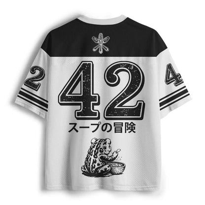 Life Is Soup I Am Fork Frog Jersey - Anime Merchandise