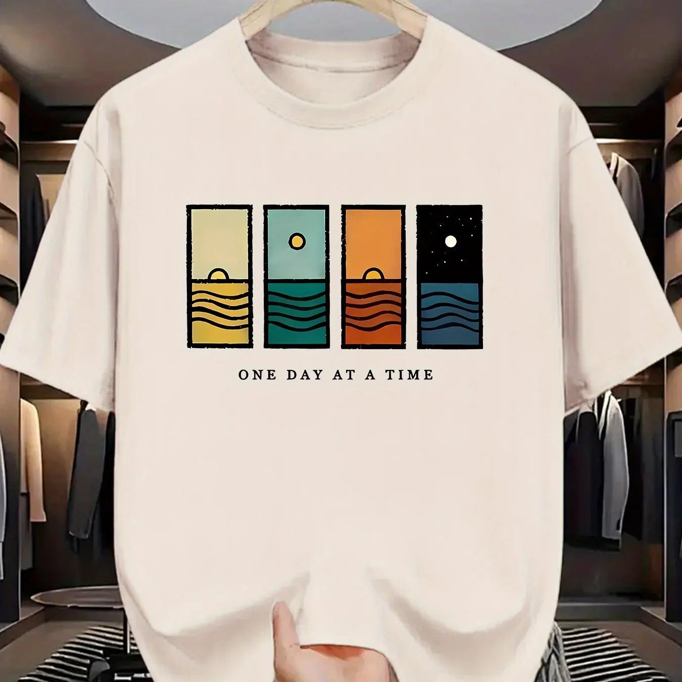 One Day At A Time Graphic T-Shirt - Anime Merchandise