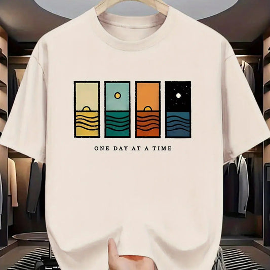 One Day At A Time Graphic T-Shirt - Anime Merchandise
