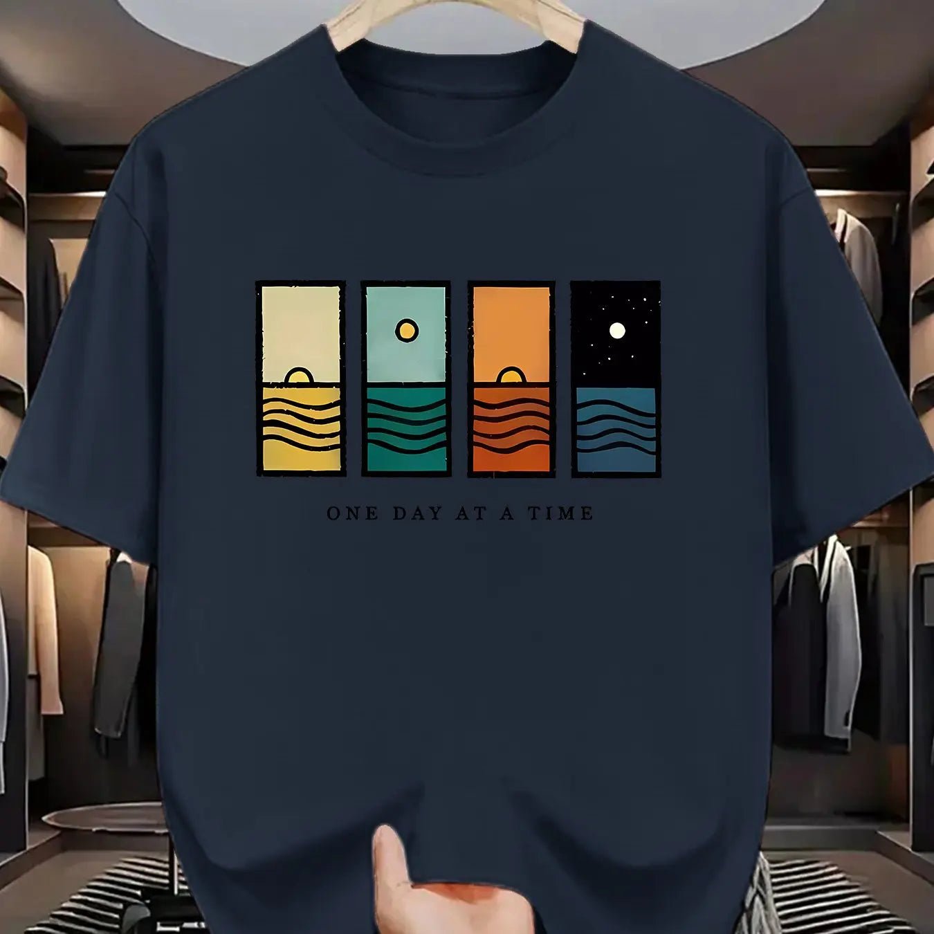 One Day At A Time Graphic T-Shirt - Anime Merchandise