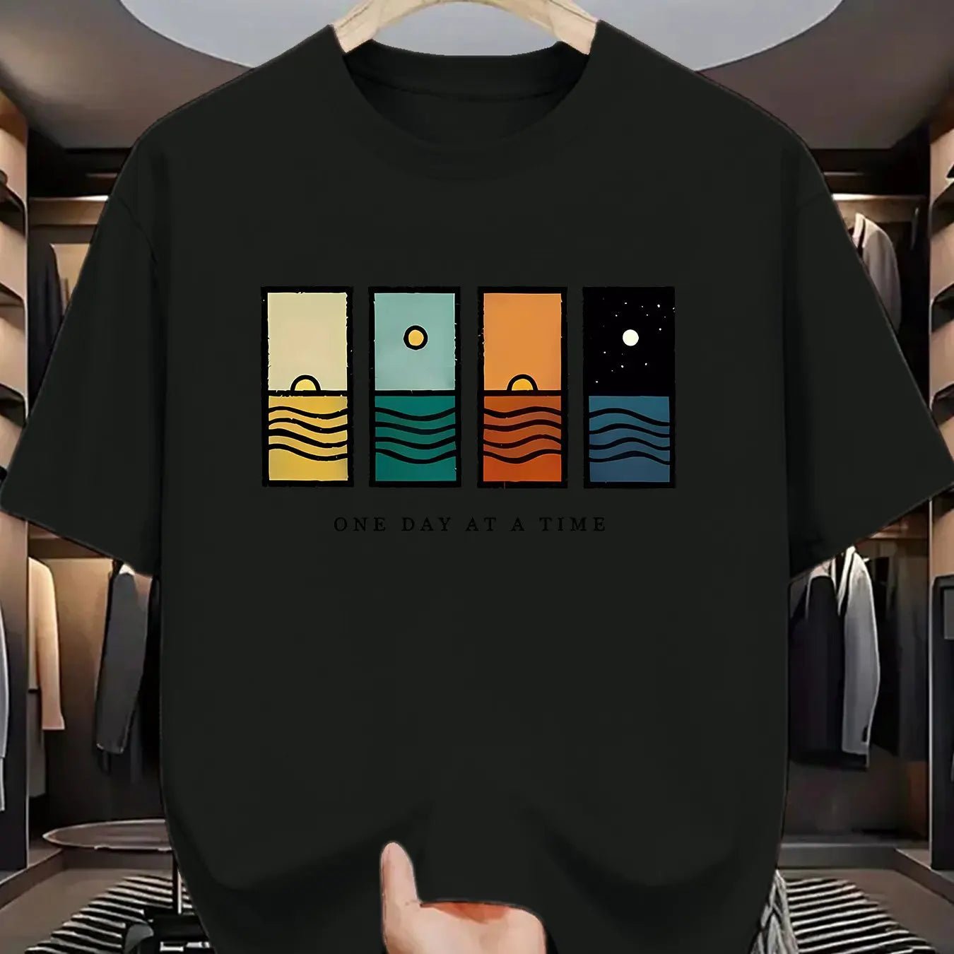 One Day At A Time Graphic T-Shirt - Anime Merchandise