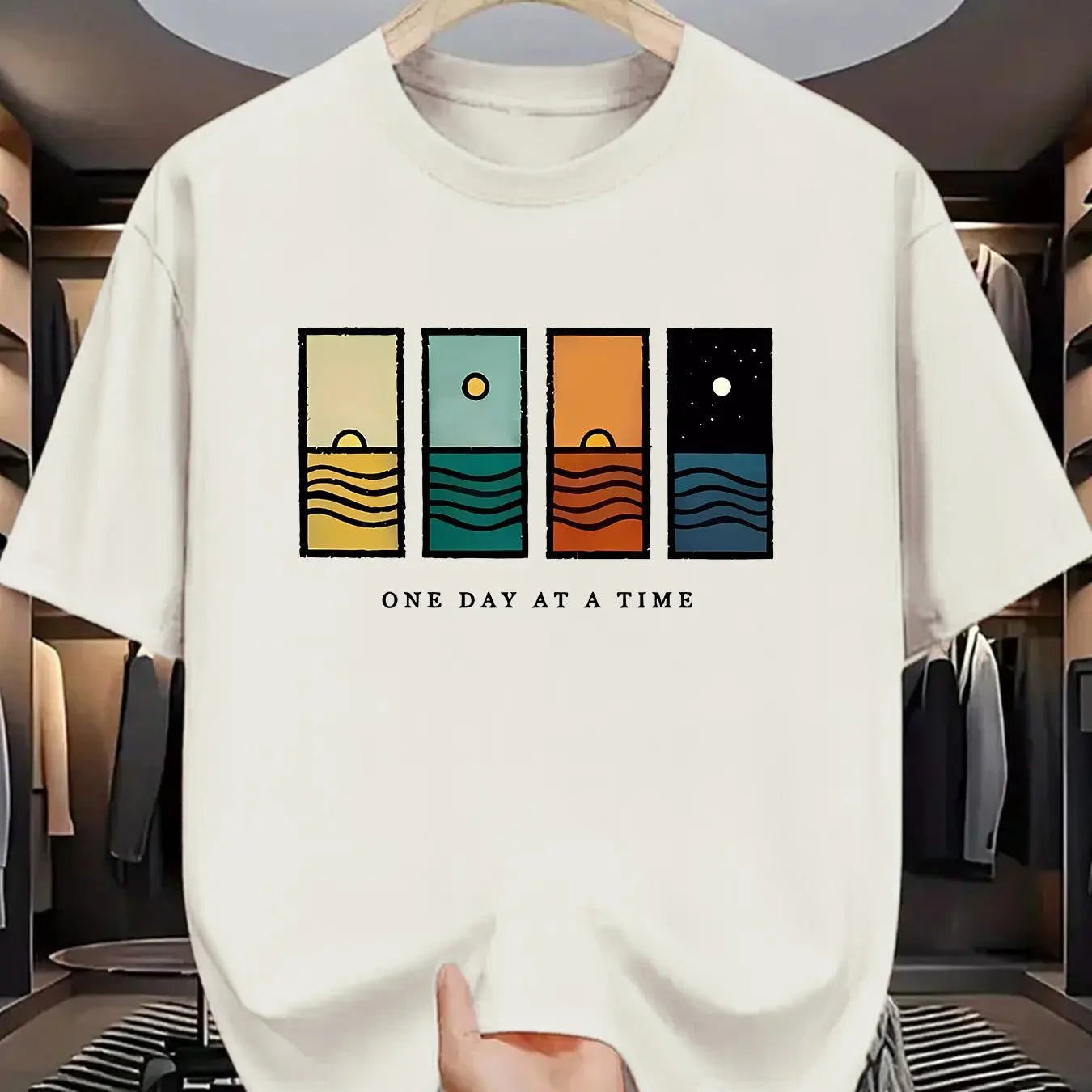 One Day At A Time Graphic T-Shirt - Anime Merchandise