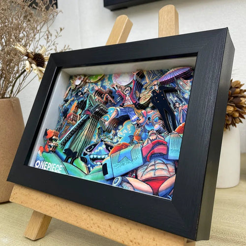 One Piece 3D Shadow Box — Roronoa Zoro Portrait