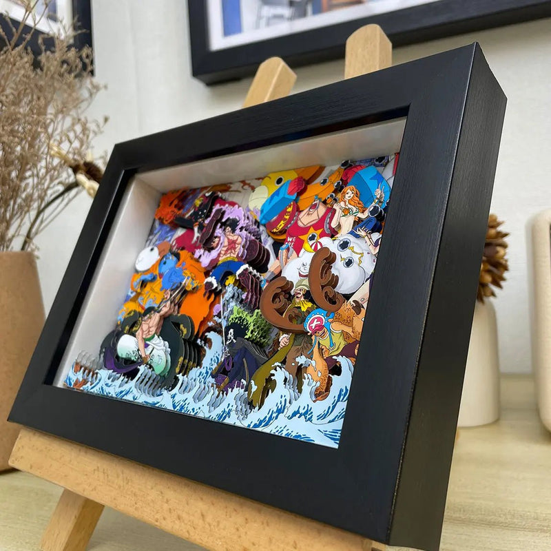 One Piece 3D Shadow Box — Villains Dark Scene