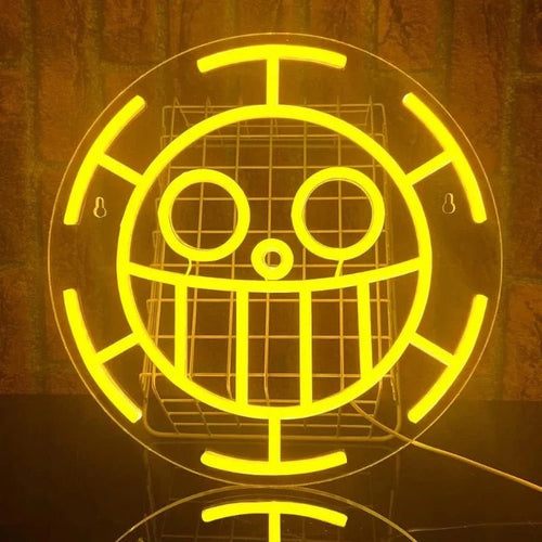 One Piece Luffy LED Neon Light Sign | Anime Wall Decor Design 4