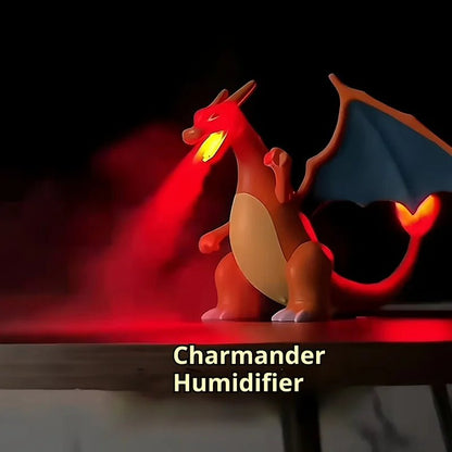 Pokemon Charmander Humidifier Action Figure — LED Flame & Mist Spray - Anime Merchandise
