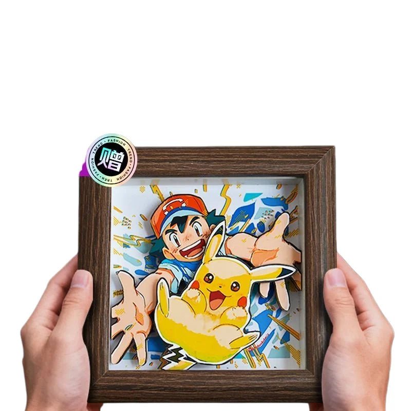 Pokemon Pixel Art 3D Shadow Box — Design 14 (12x12cm) - Anime Merchandise