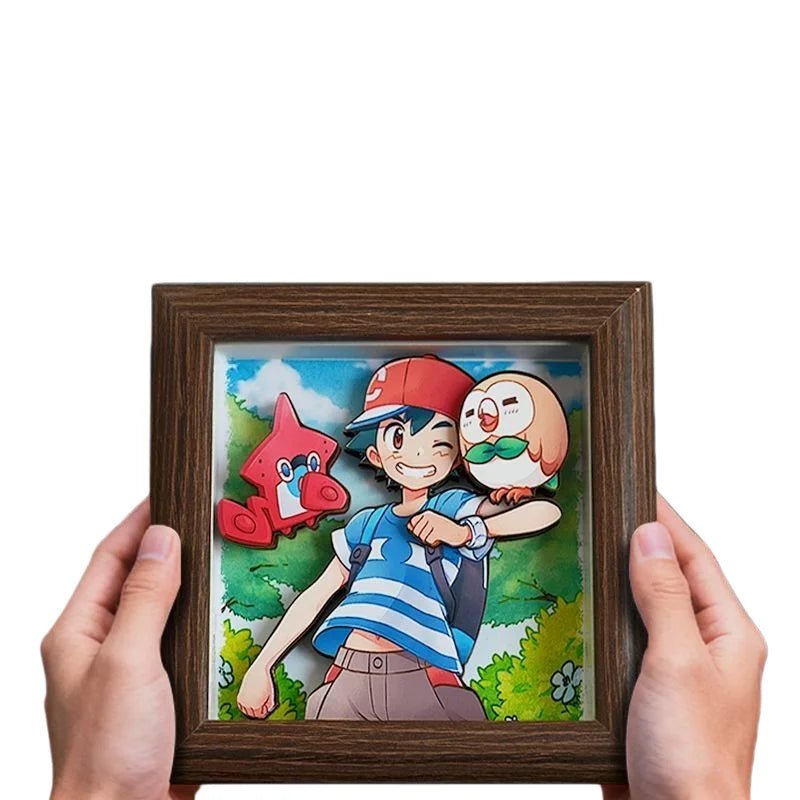 Pokemon Pixel Art 3D Shadow Box — Design 15 (12x12cm) - Anime Merchandise