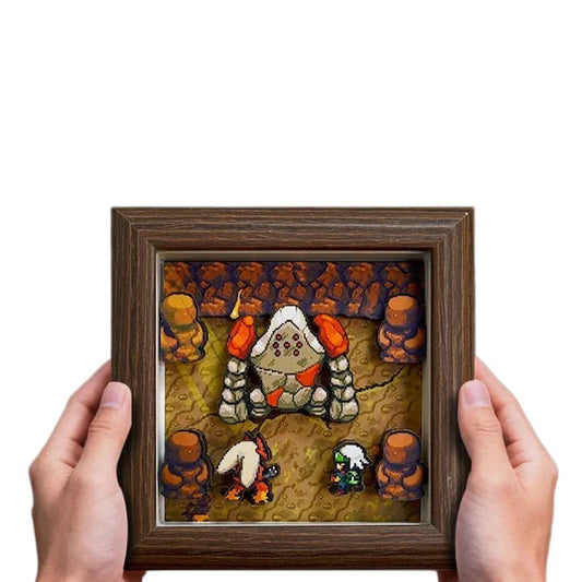 Pokemon Pixel Art 3D Shadow Box — Design 22 (12x12cm) - Anime Merchandise