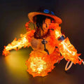 Portgas D. Ace One Piece LED Figure — 13.5cm Fire Fist Light-Up Statue