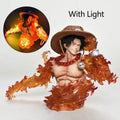Portgas D. Ace One Piece LED Figure — 13.5cm Fire Fist Light-Up Statue