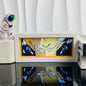 Prince Vegeta LED Light Box | 3D Anime Night Light – Dragon Ball Z Gift UK - Anime Merchandise