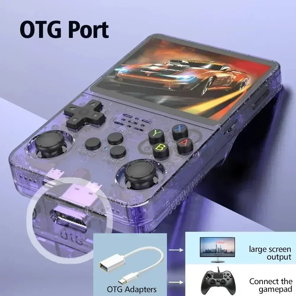 R36S Retro Handheld Game Console | 15,000+ Games, 3.5" IPS Screen – Viral TikTok Gaming Gift - Anime Merchandise
