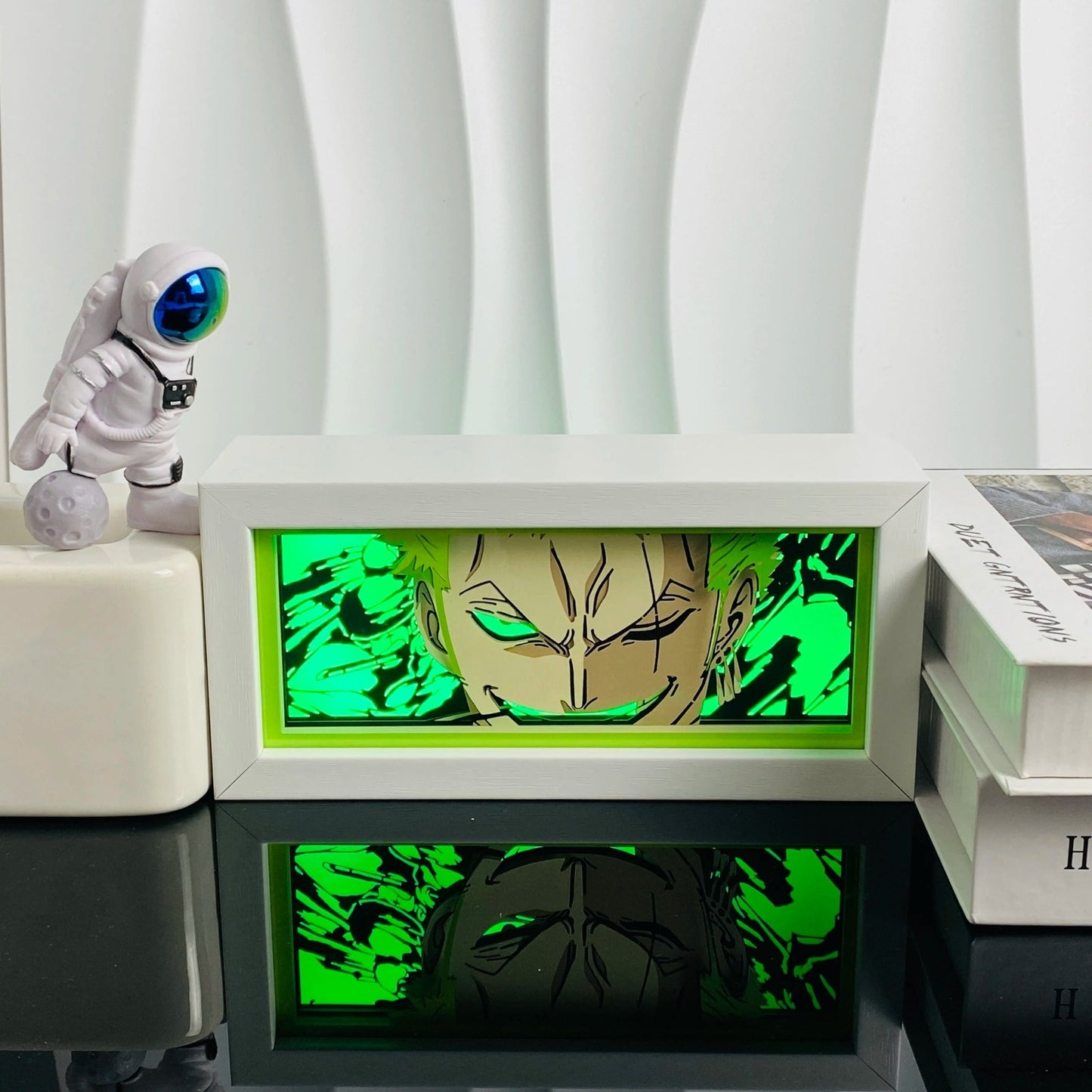 Roronoa Zoro LED Light Box | 3D Anime Night Light – One Piece Gift UK - Anime Merchandise