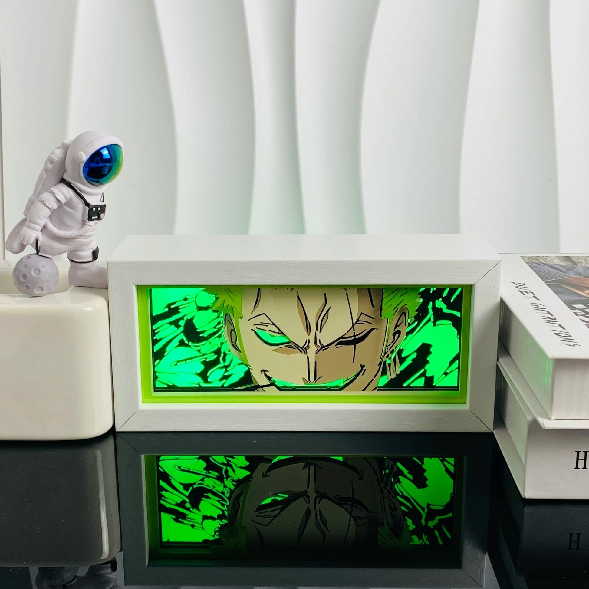 Roronoa Zoro LED Light Box | 3D Anime Night Light – One Piece Gift UK - Anime Merchandise