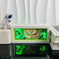 Roronoa Zoro LED Light Box | 3D Anime Night Light – One Piece Gift UK - Anime Merchandise
