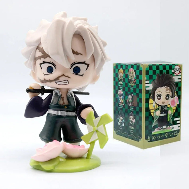 Sanemi Shinazugawa Demon Slayer Figure — 8cm Blind Box PVC Statue