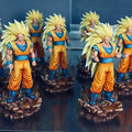 Son Goku Super Saiyan 3 Dragon Ball Z PVC Figure | 35cm LED Base