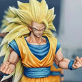 Son Goku Super Saiyan 3 Dragon Ball Z PVC Figure | 35cm LED Base