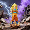 Son Goku Super Saiyan 3 Dragon Ball Z PVC Figure | 35cm LED Base