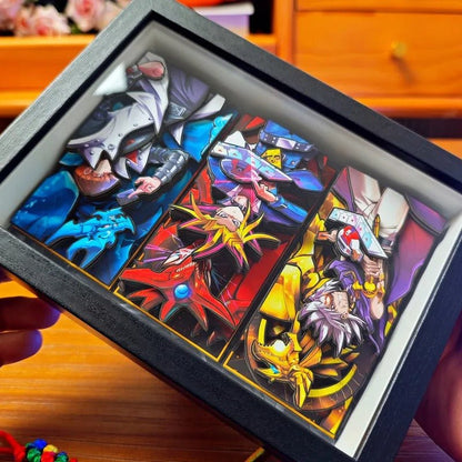 Yami Yugi, Kaiba & Marik 3D Shadow Box | Yu - Gi - Oh Layered Paper Art – Gift UK - Anime Merchandise