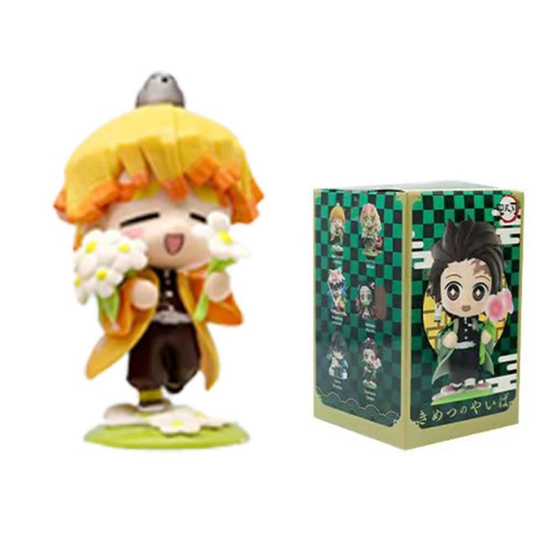 Zenitsu Agatsuma Demon Slayer Figure — 8cm Blind Box PVC Statue